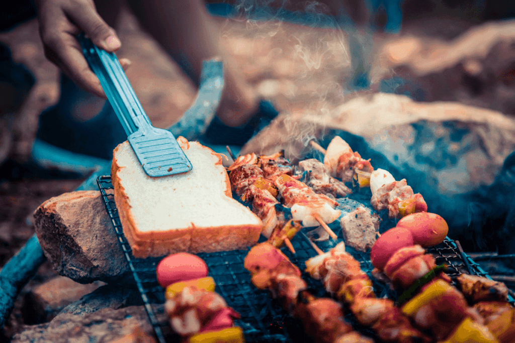 Lekker eten op de camping