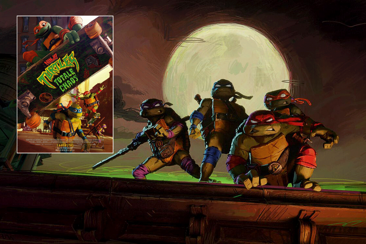 Feestelijke familiepremière van Ninja Turtles: Totale chaos